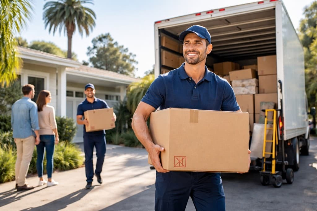 Professional moving crew in Los Angeles by Popeye Moving & Storage