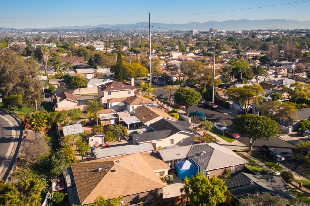 Panoramic view of Inglewood, California - Moving and Storage Service from Popeye Moving & Storage serving Inglewood and Los Angeles County