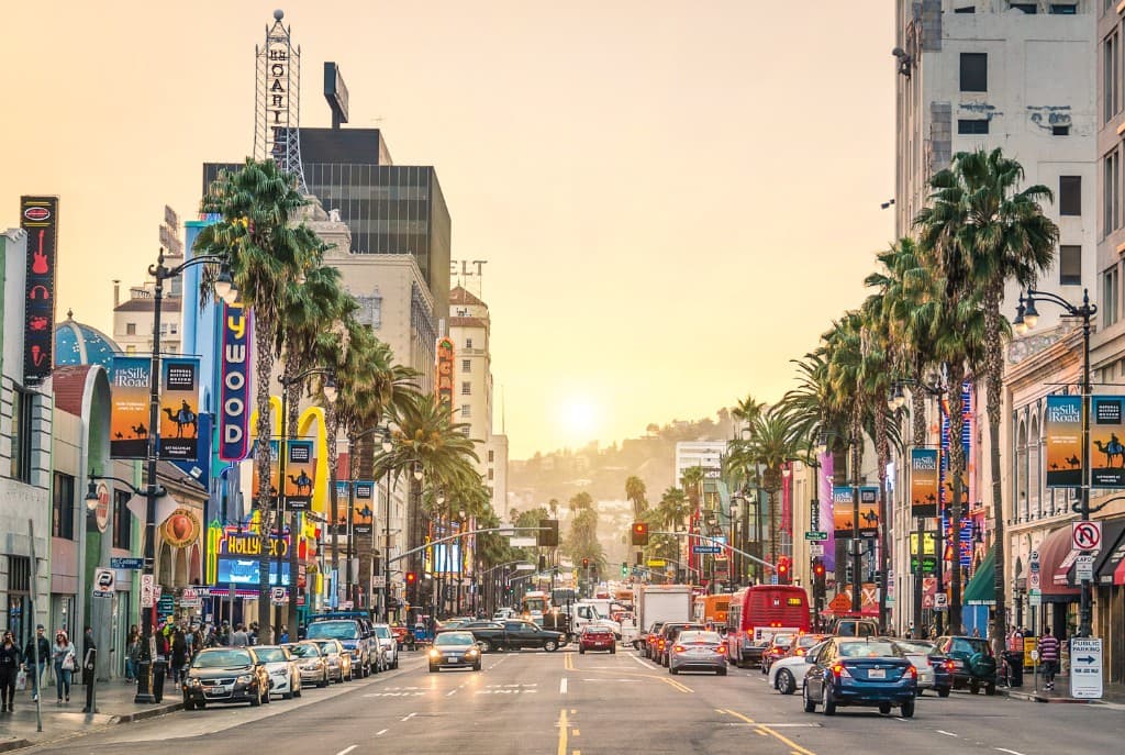 Panoramic view of West Hollywood, California - Moving and Storage Service from Popeye Moving & Storage serving West Hollywood and Los Angeles County