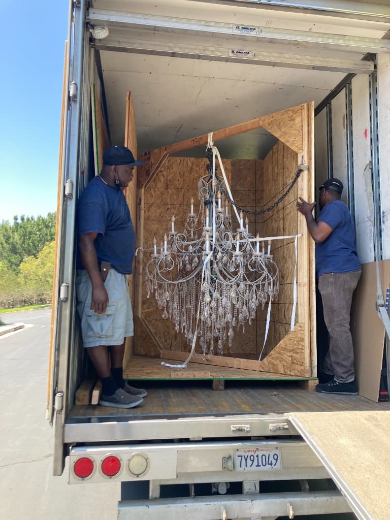 Chandelier Moving in Los Angeles | Popeye Moving & Storage