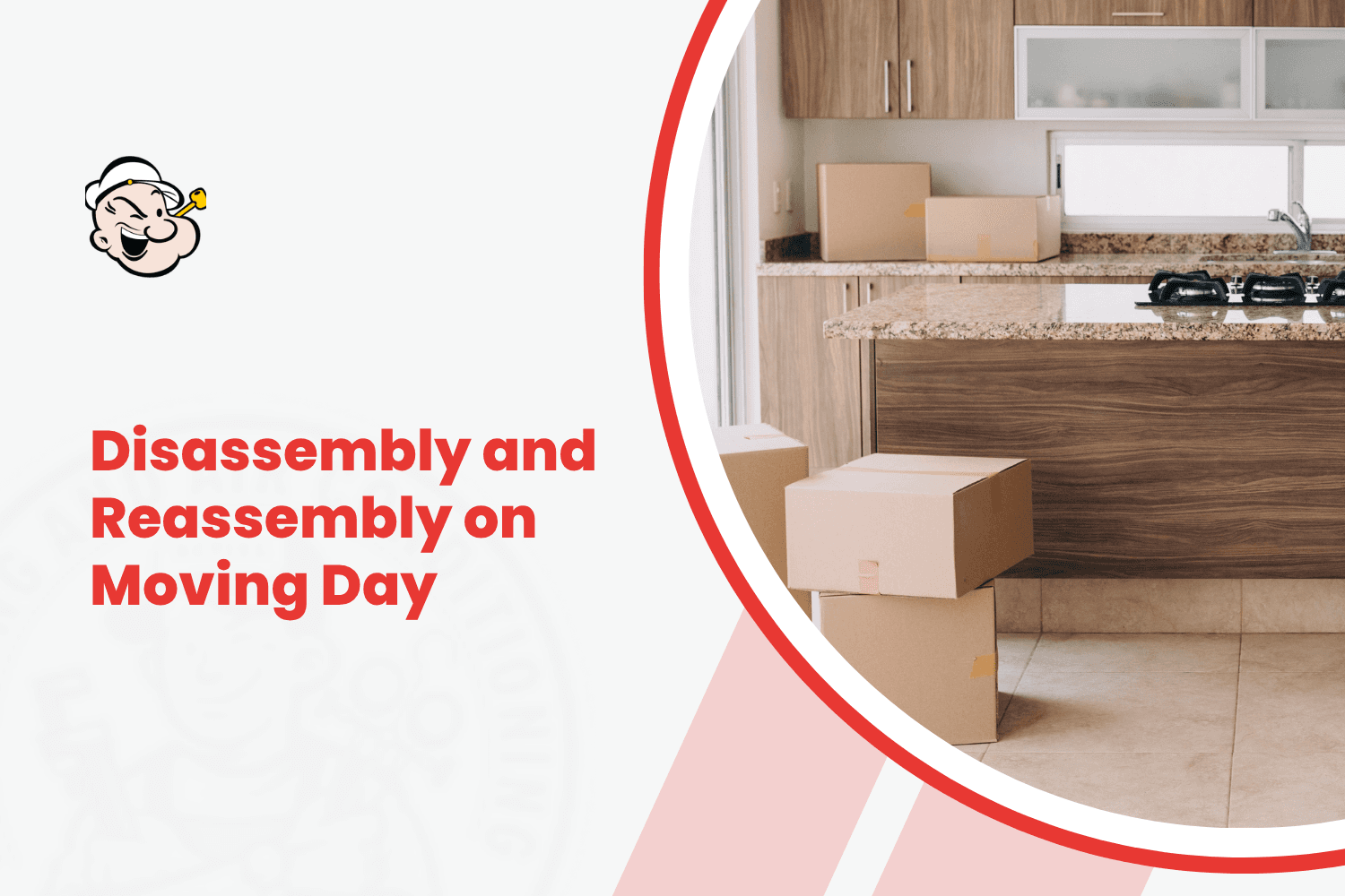 Cardboard moving boxes stacked in kitchen during home relocation and moving day